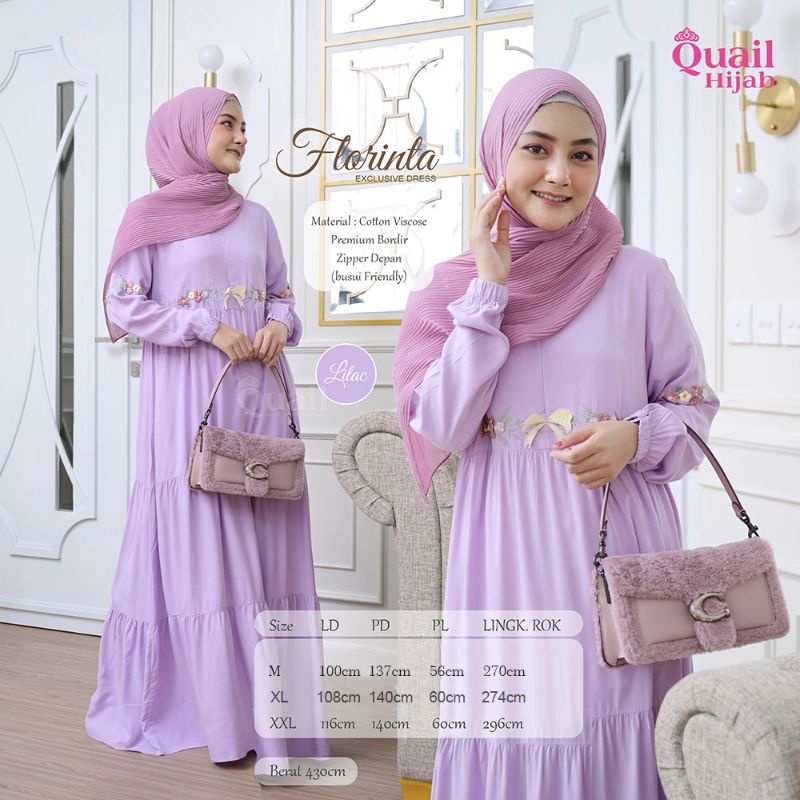 Baju Gamis Quail Florinta Dress