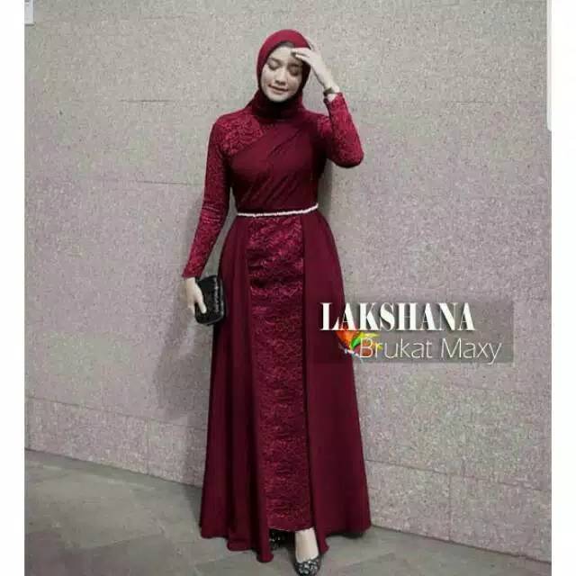 Gamis Maxi Lakshana LD 100 Fashion Muslim/ Busana Muslim/Dress Muslim/ Baju Muslim/Gaun Muslim