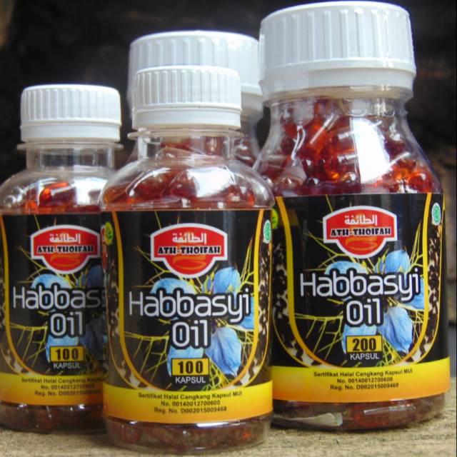 Kapsul Minyak Habbatussauda Habbasyi oil Isi 200 Habatusauda