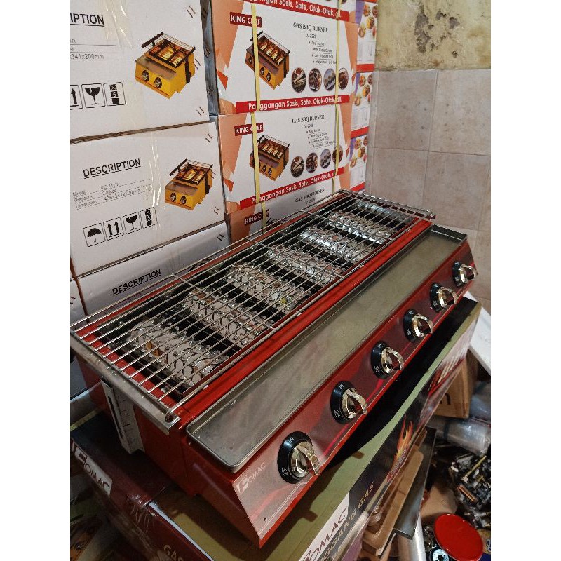 panggangan sosis 6tungku