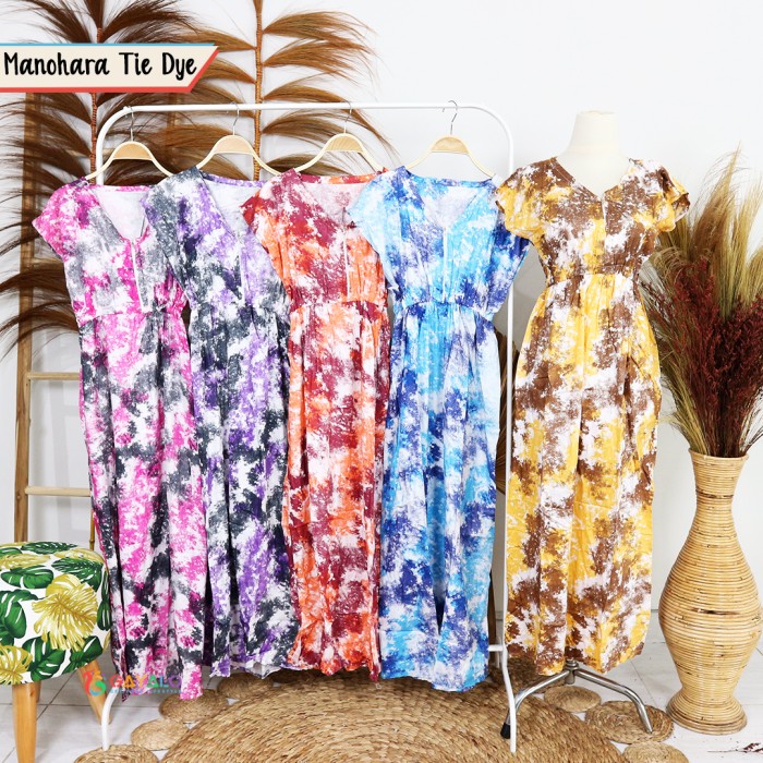 DASTER MANOHARA BATIK PUTRI/BAJU HAMIL/BAJU BUSUI/DASTER KEKINIAN/BAJU - TIEDYE