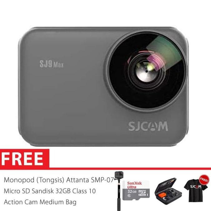 SJCAM SJ9 Max 4K 30fps GYRO EIS Action Kamera Super 32GB