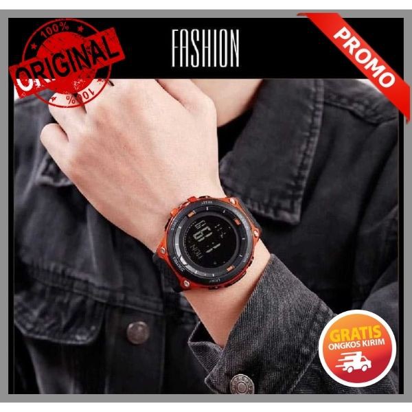 Jam Tangan Outdoor Altimeter Termo SKMEI 1443 Original Anti Air