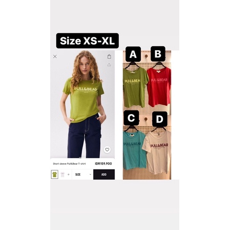 kaos pull & bear wanita | kaos pull & bear cewek | jastip pull & bear | jastip surabaya | jastipbyas