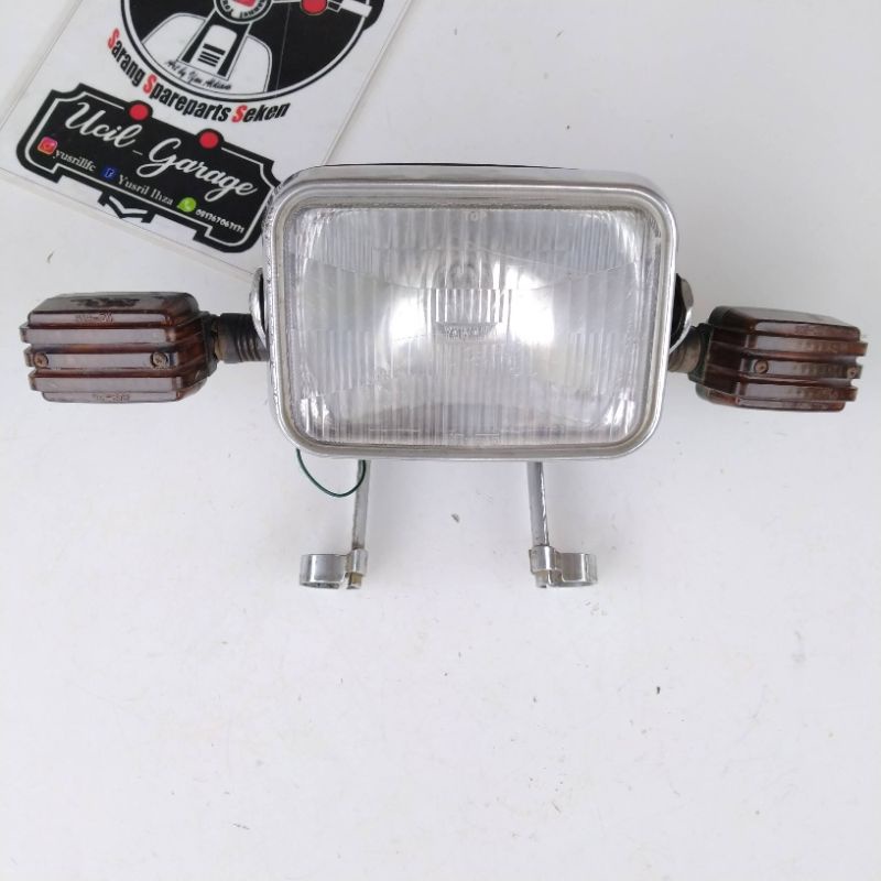 REFLEKTOR YAMAHA RX KING COBRA RX SPESIAL 5T5 HEADLAMP KOTAK RX KING COBRA 5T5 SEKEN ASLI ORIGINAL