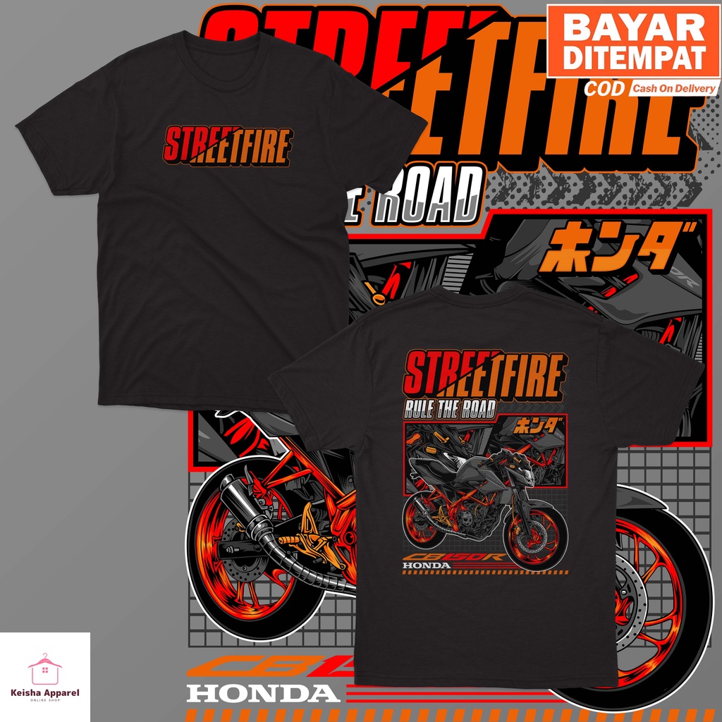 KAOS BAJU HONDA CB 150R STREETFIRE KAOS CB150R PRIA WANITA