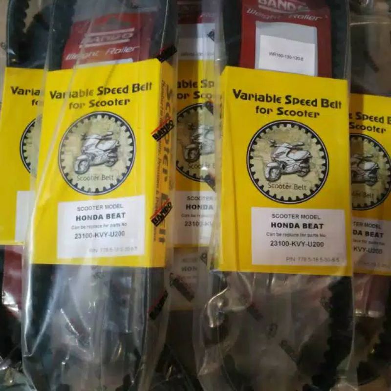 V-Belt Vanbelt Honda Beat Dan Scoopy MERK BANDO