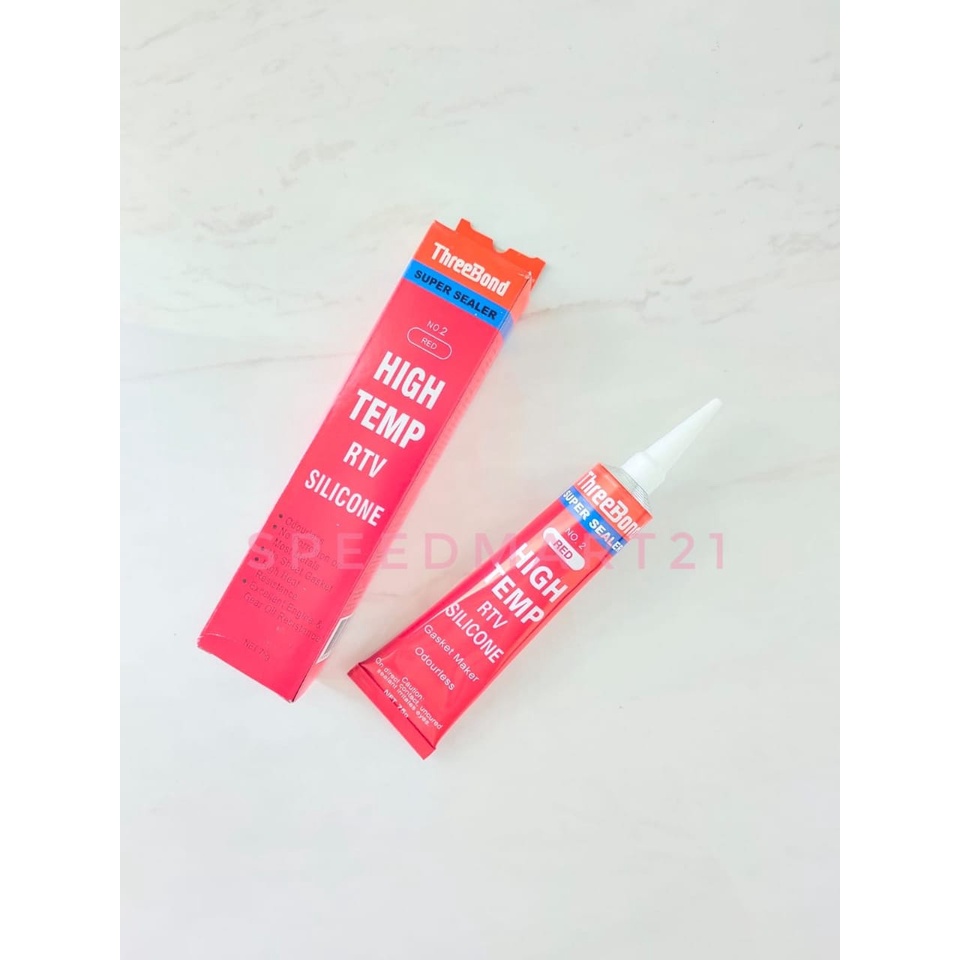 

THREEBOND HIGH TEMP RTV SUPER SEALER / LEM THREEBOND MERAH 75GR