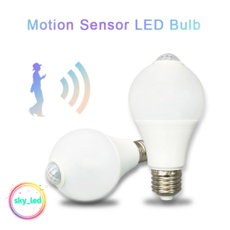 Lampu LED JAPAN   Motion Sensor 12w 12 wattLampu LED  Motion Sensor 9w 9 watt deteksi gerakan