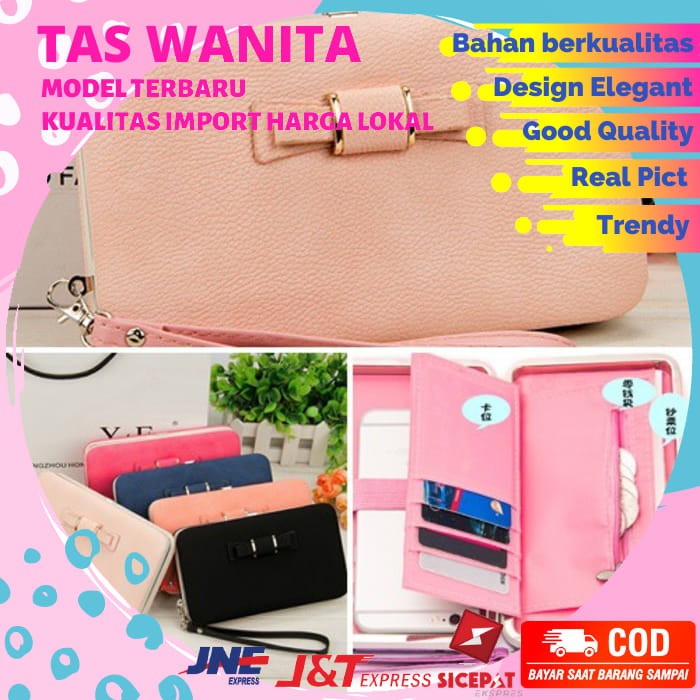 TAS SELEMPANG WANITA GT1318 GL4006 DOMPET WANITA DOMPET IMPORT DOMPET WANITA MURAH NB215