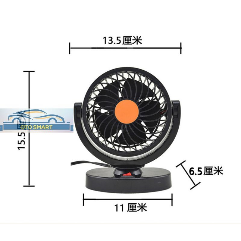 Kipas Angin Mobil 12V &amp; 24V &amp;USB 5V Double Fan Dan Single Fan Aksesoris Mobil Interior