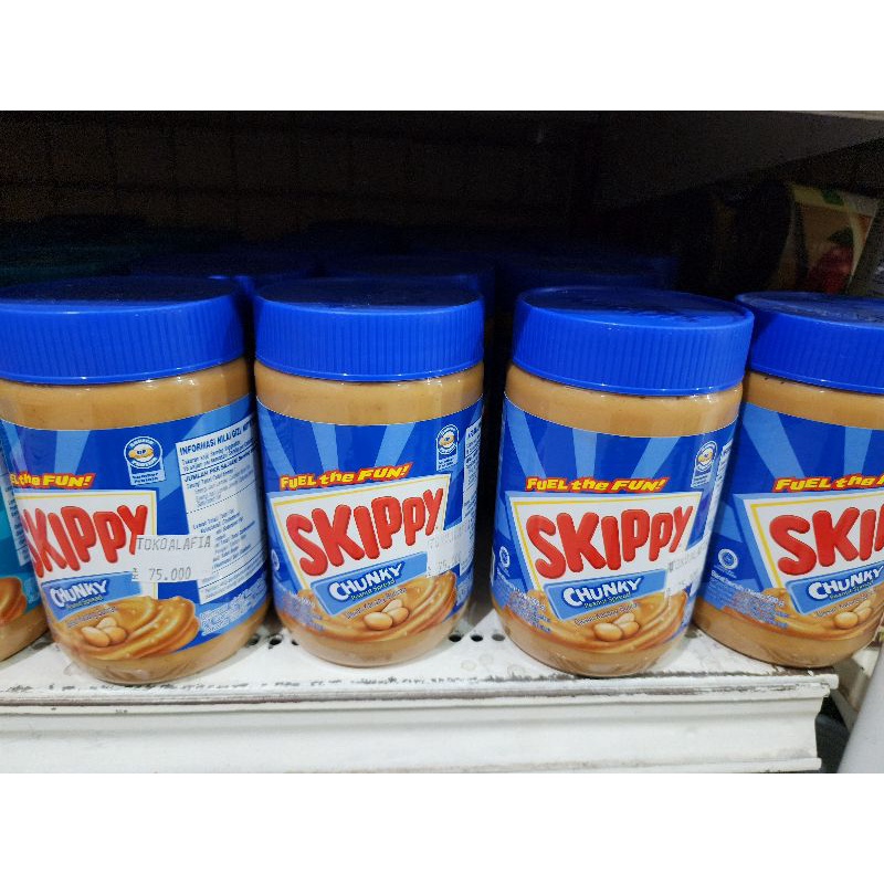 

Selai Kacang Skippy Chunky Peanut Spread / Olesan Kacang Butiran 500gram