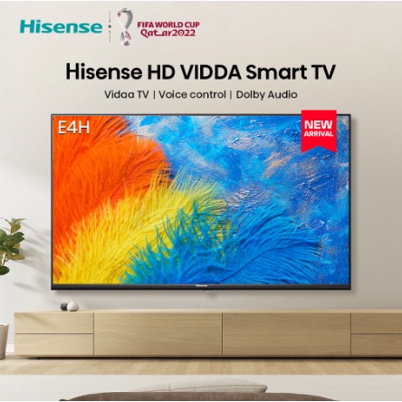 Hisense 32E4H - 32 inch Vidaa Smart HD TV-Bezelles design-Dolby Vision&amp; Audio-HDMI