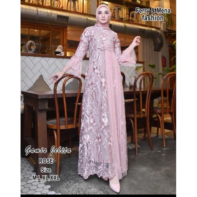 gamis jelita/kebaya dress modern/gamis pesta/wisuda