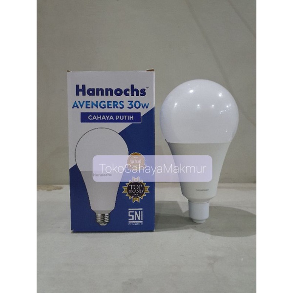 Lampu Bohlam LED Avengers 30w 30watt Hannochs CoolDayLight