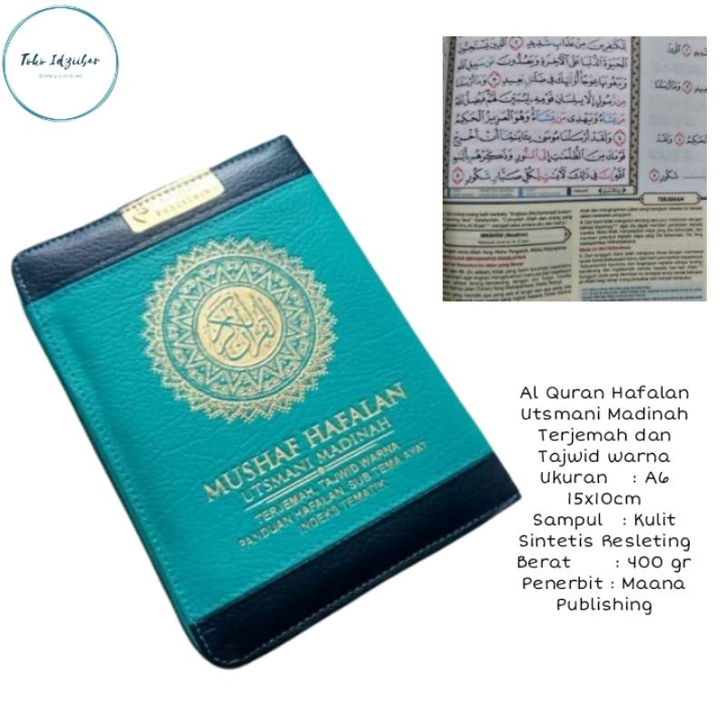 Al Quran Hafalan Utsmani Saku Madinah Terjemah