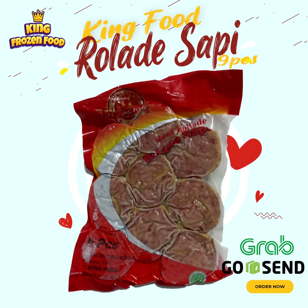 King Food Rolade Daging Sapi 9pcs