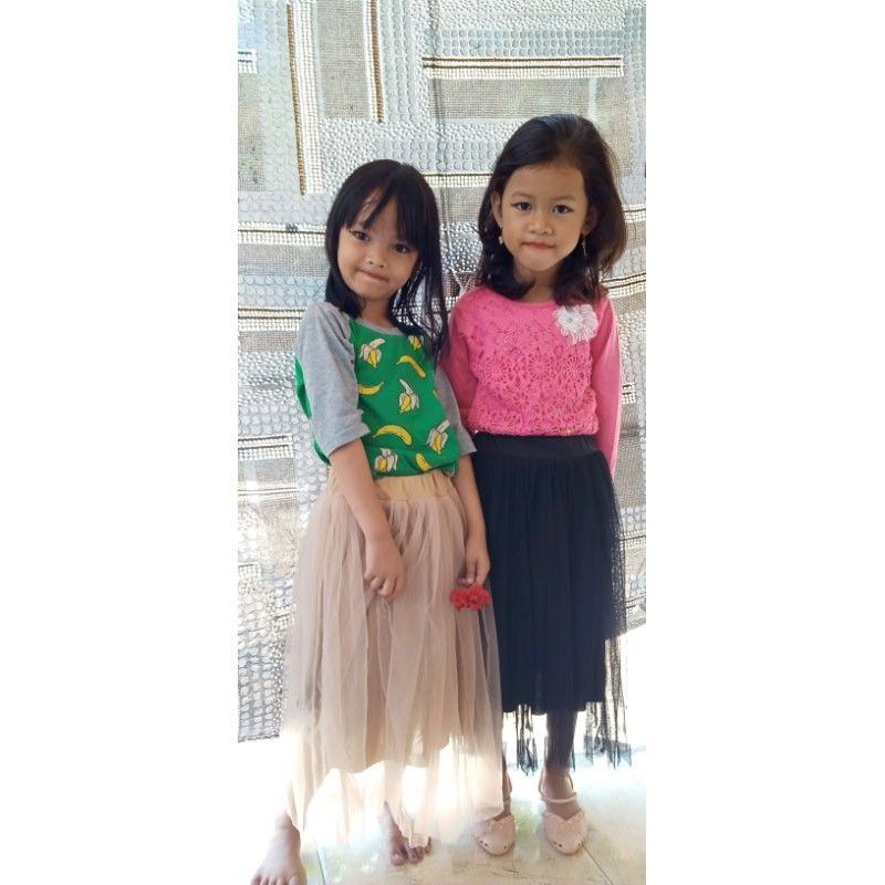 ROK TUTU ANAK POLOS UMUR 2-5 TAHUN