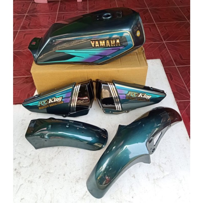 body set baju set bodi motor rx king 1996 1997 hijau ijo kualitas A