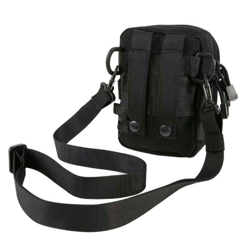 Tas Pinggang Penyimpanan Hp Tactical Army Black