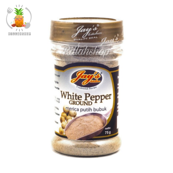 

Jay's Kitchen White Pepper Ground (75g)