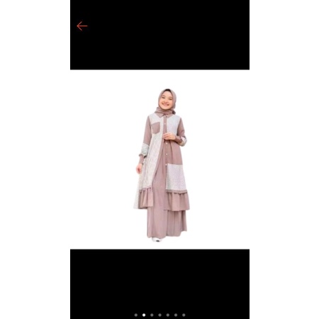 Baju Gamis Muslim Anak Wanita ASHLEY