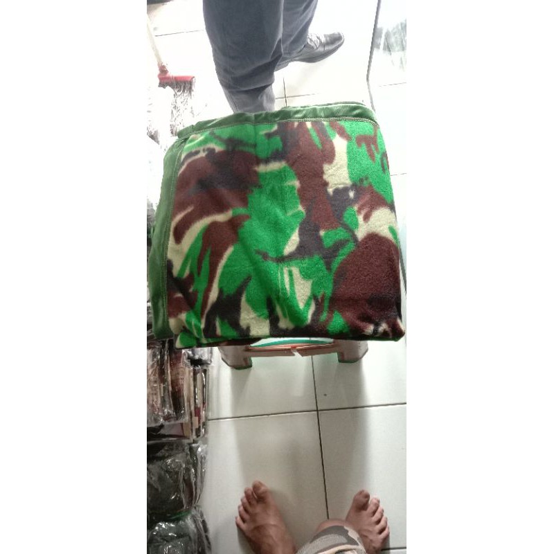 selimut loreng malvinas/selimut loreng TNI ad/selimut