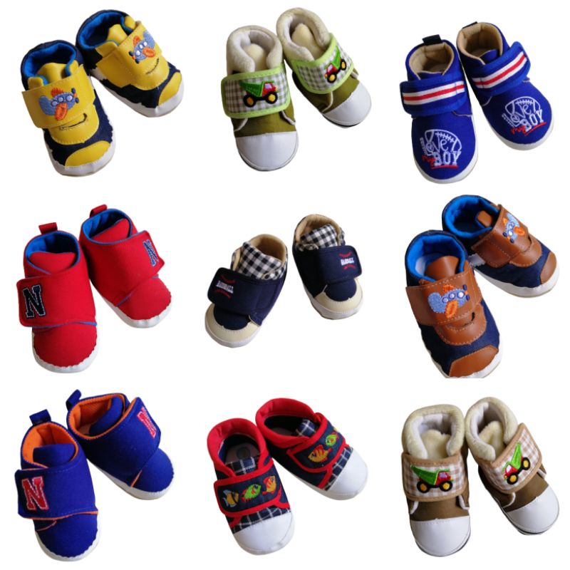 Sepatu Bayi 6-13m Cowok Boy BB Lucky