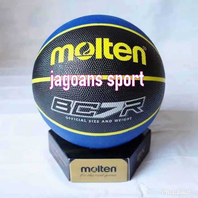 BOLA BASKET KARET RUBBER MOLTEN BC7R BONUS PENTIL