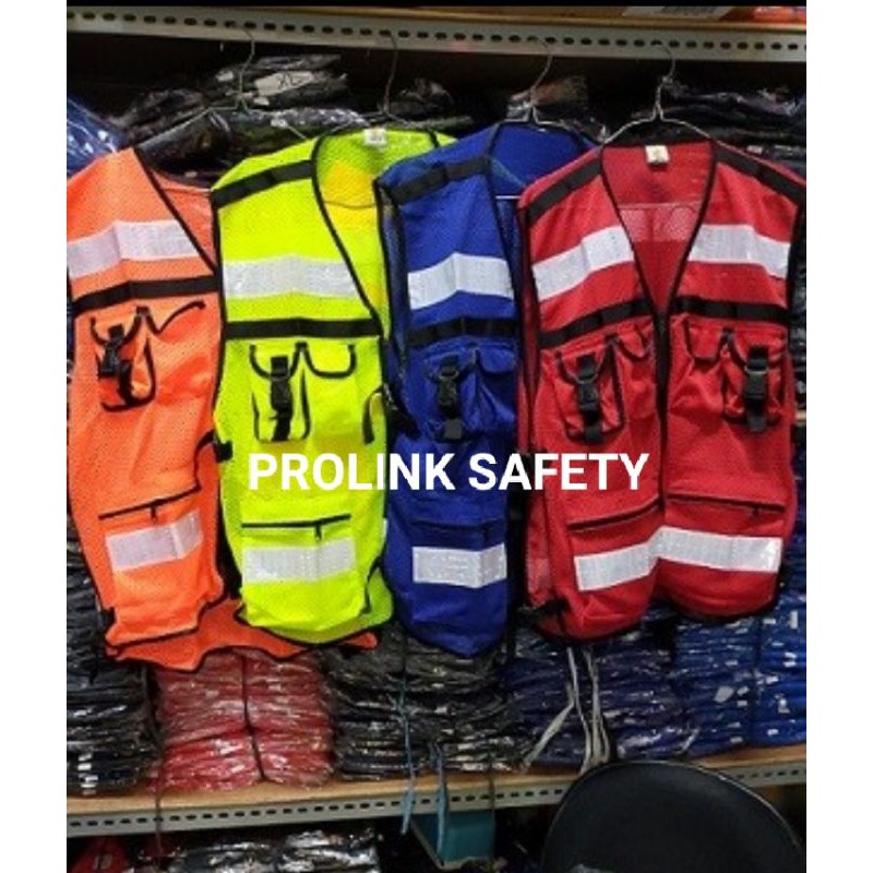 ROMPI SAFETY MODEL TAMBANG 6 WARNA BERLOGONK3 BENDERA