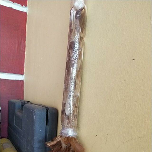 Kemoceng Bulu Ayam Kombinasi Ayam Arab - Grosir Souvenir Kemoceng Sulak Bulu Ulu Ayam Halus Murah