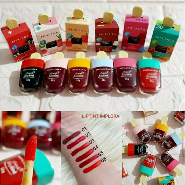 Implora Cheek and Liptint Shopee Indonesia 