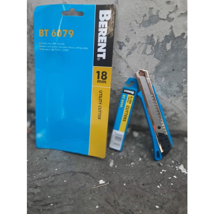 

Hadir Pisau Cutter Bt 6079 + Refill Mata Pisau 10 Pcs Berent Gilaa!!!