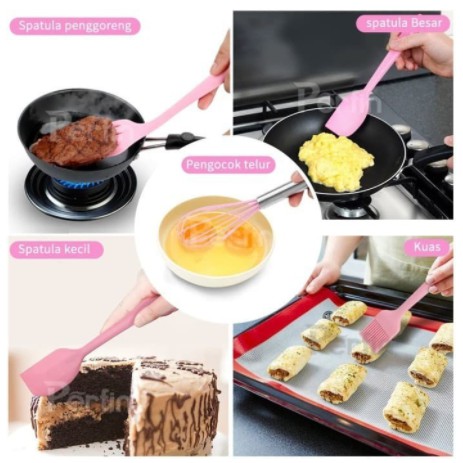 SPATULA SET 5 PCS BAKING PROPS