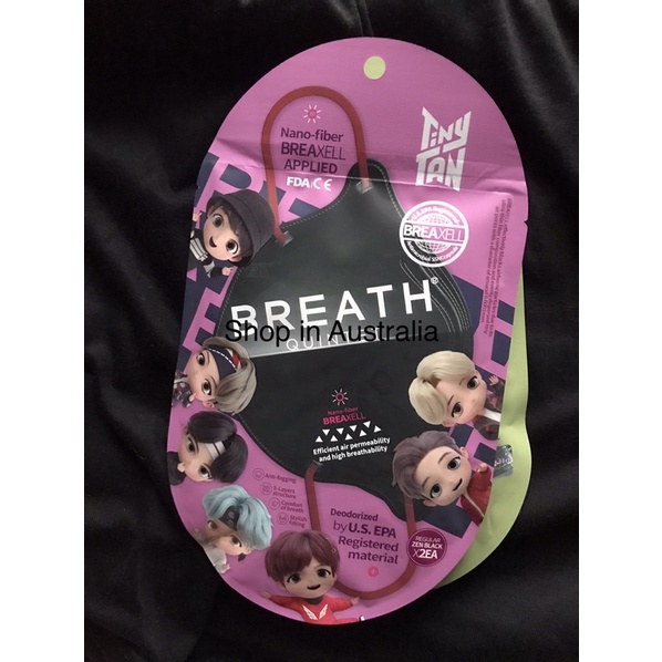 Tiny Tan x BTS Breath Quintet (Mask) - similiar to KN95 KF94