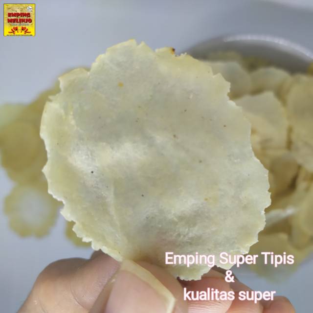 

EMPING MELINJO SUPER TIPIS KUALITAS SUPER SIAP GORENG 1/2KG