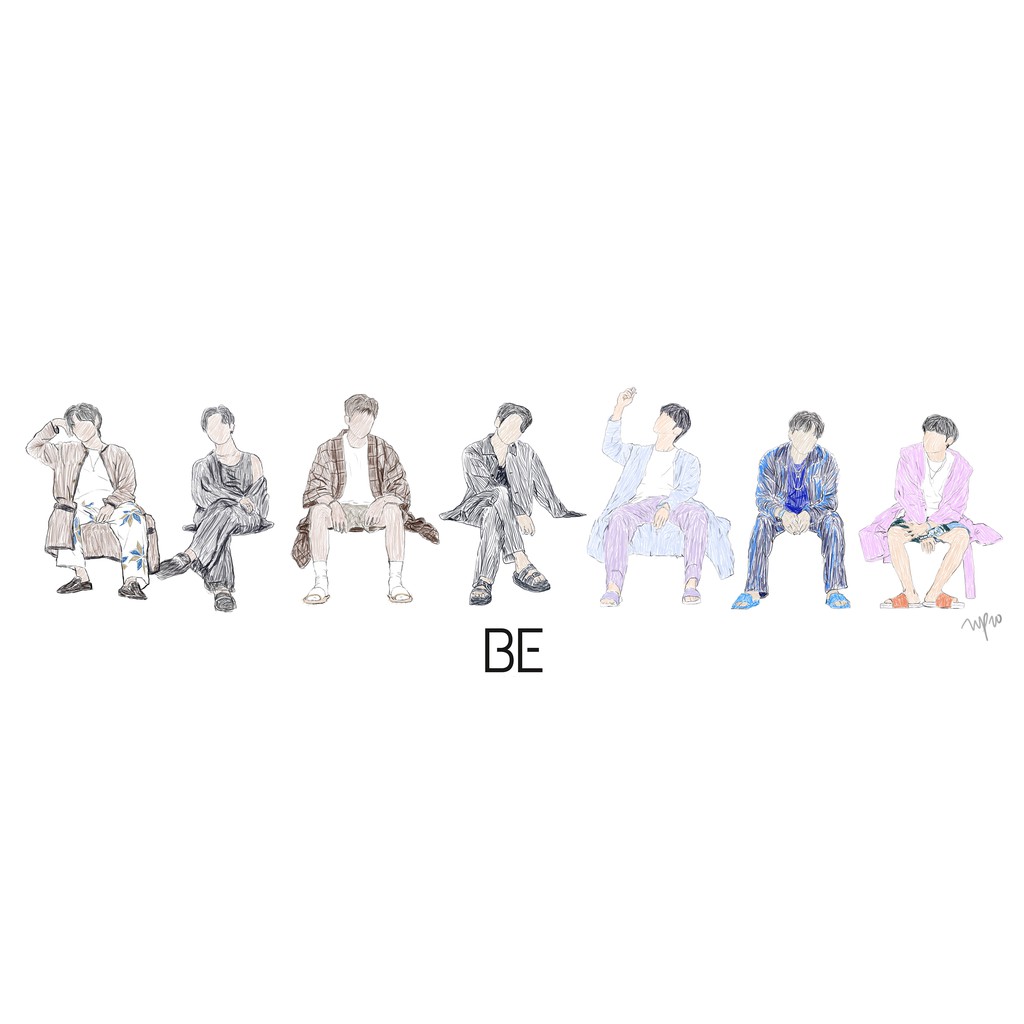 

STICKER BTS - BE EDITION