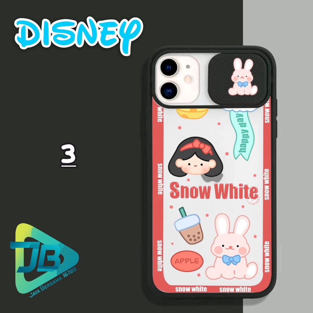 SOFTCASE SLIDE KAMERA DISNEY OPPO VIVO SAMSUNG XIAOMI REALME IPHONE ALL TYPE JB4888