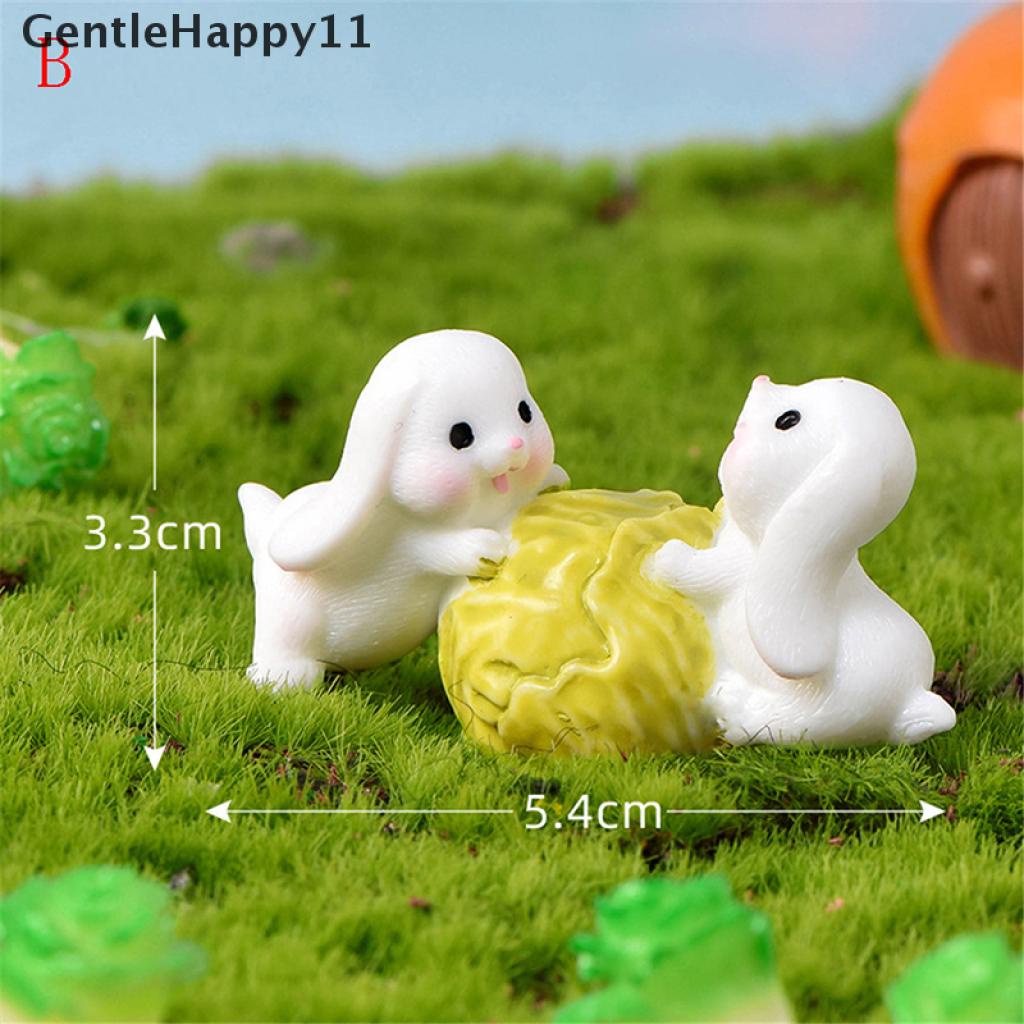 Gentlehappy Miniatur Kubis / Kubis / Kelinci Untuk Dekorasi Taman Mini / Rumah Boneka DIY