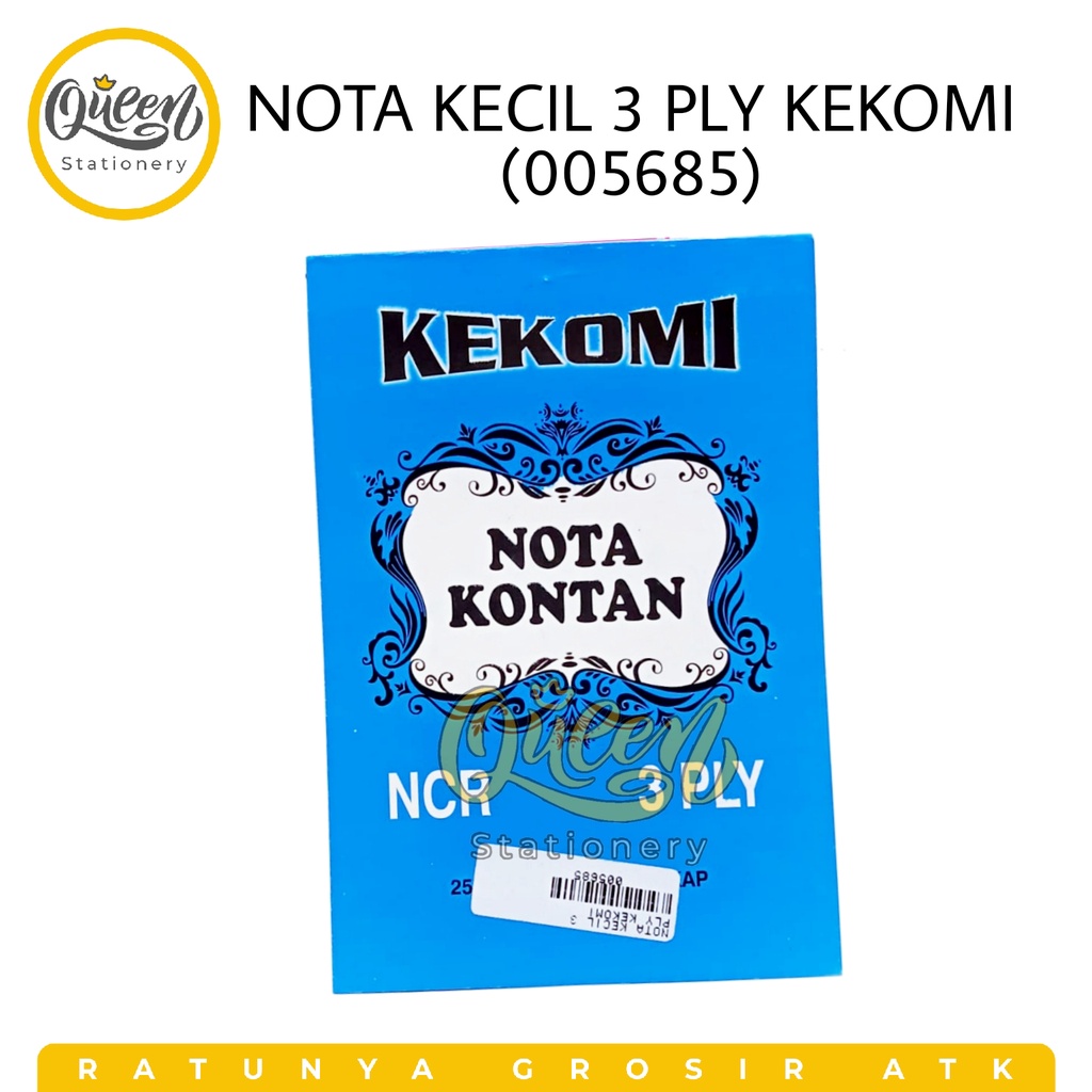 

NOTA KECIL 3 PLY KEKOMI / TANDA TERIMA / NOTA (005685)