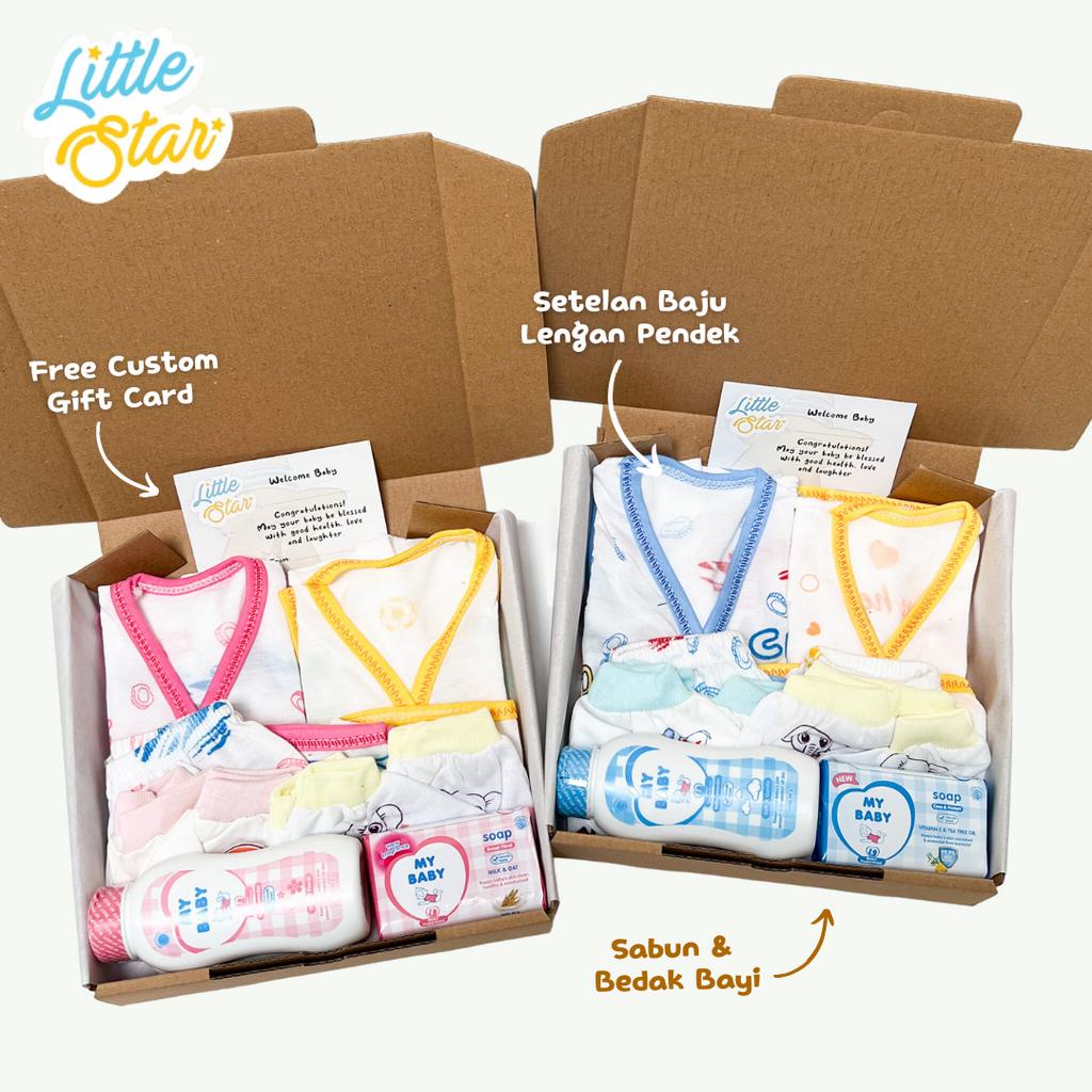 Hampers Bayi Newborn Baby Gift Set Paket Hadiah Kado Lahiran Setelan Baju Bayi Baru Lahir Unisex