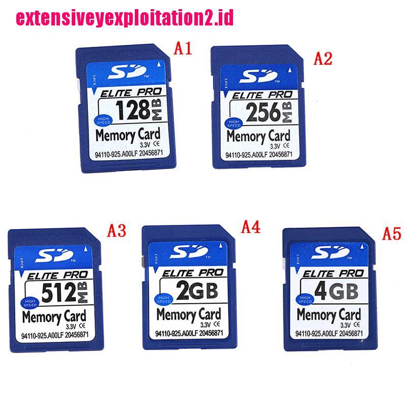 &lt; E2id &amp; &gt; memory card SD standard digital 128MB 256MB 512MB 2GB