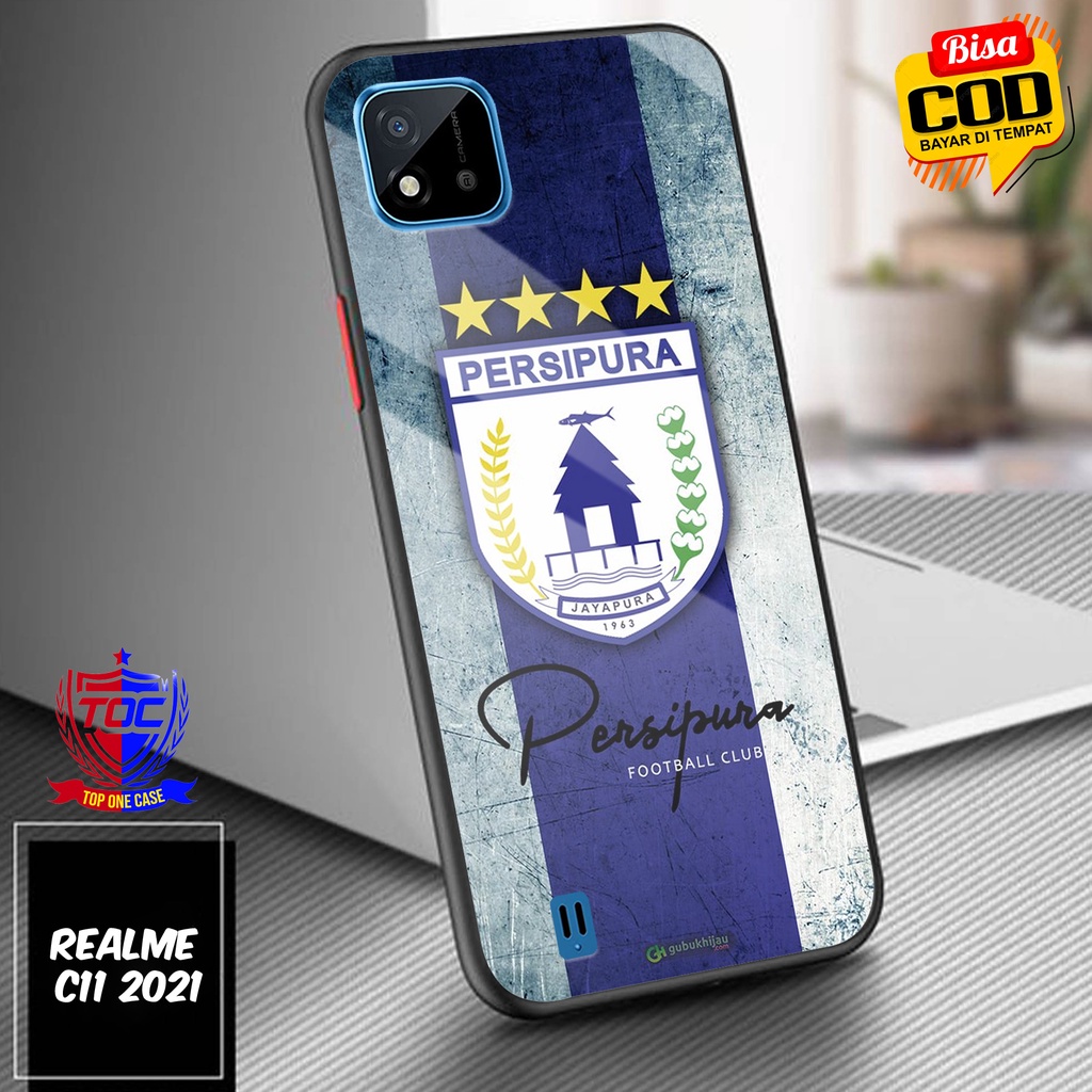 Case REALME C11 2021 Terbaru TOP ONE CASE [ SEPAK BOLA ]  -Casing REALME C11 2021- Casing Hp Mewah -