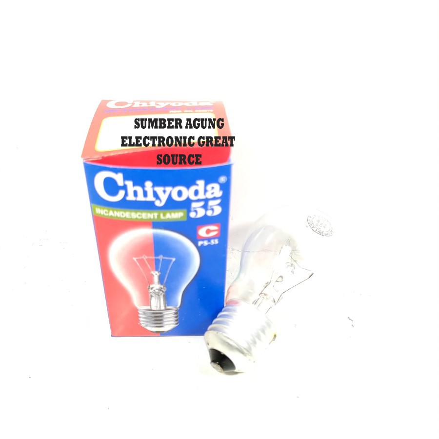 Chiyoda Lampu PX 40W 40 Watt E27 Clear Cahaya Kuning Panas Hangat