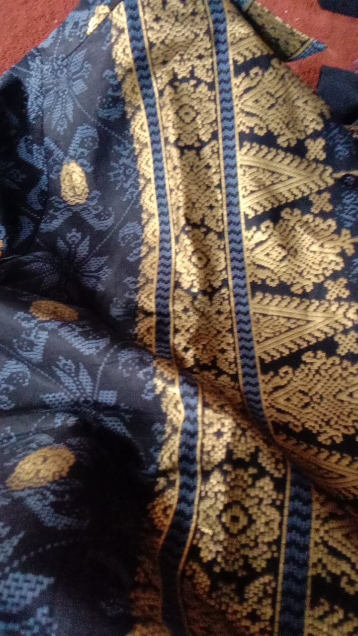 Batik Pria Lengan Panjang Goedank Store Hrb026 Motif Keratonan Kode 00261 Size M L Xl Xxl Reguler