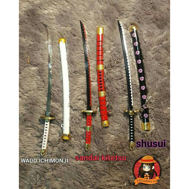 miniatur pedang one piece roronoa zoro