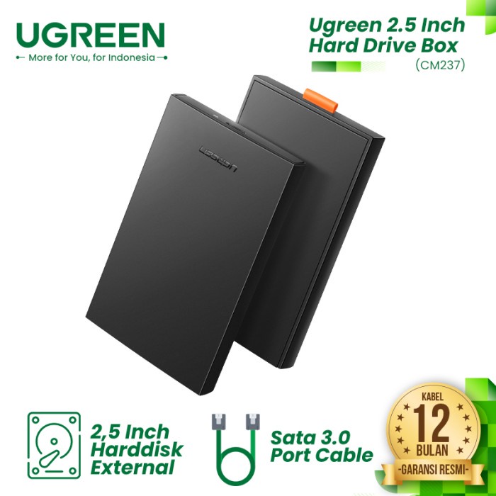 SALE UGREEN Hard Disk Enclosure 2.5" USB-A 3.0 SATA - CM237