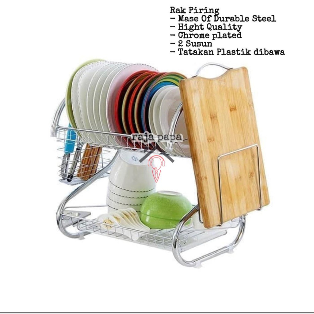 RAPA RAK PIRING STAINLESS STEEL HIGHT QUALITY TEBAL