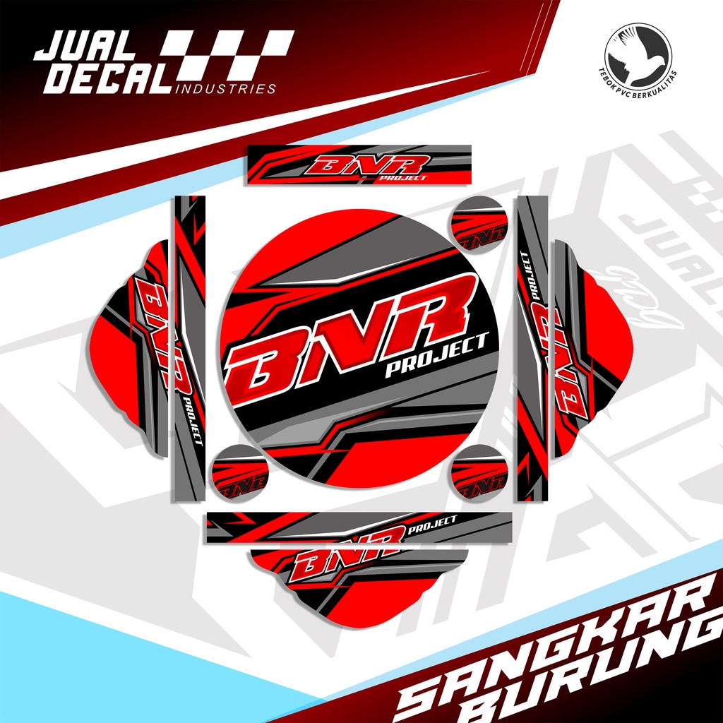 Stiker Sangkar Burung Lovebird BNR PROJECT Decal Tebok Love Bird Kandang Bulat Bisa Custom Desain