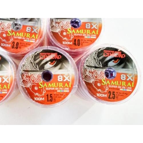 ✵ Senar Pancing Genkuro Samurai 8x PE - PE 2.5 ❈